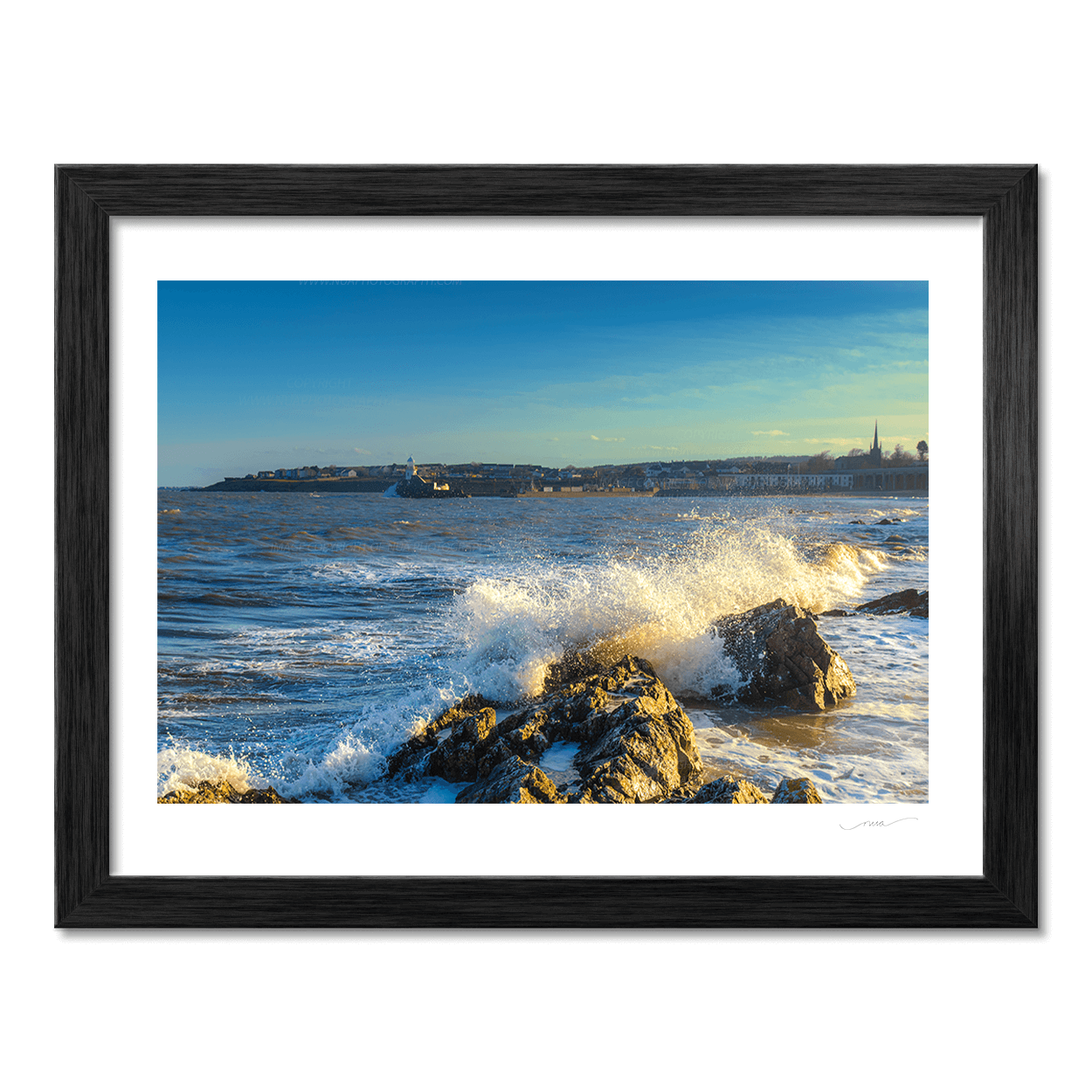 Nua Photography Print Waves at Balbriggan