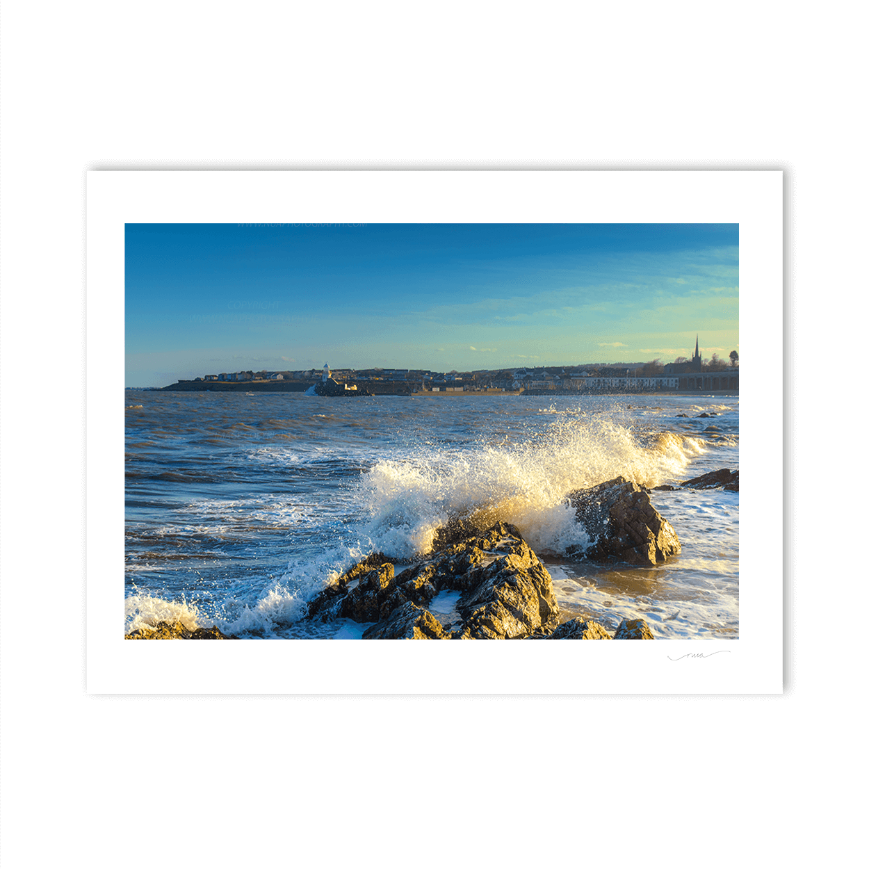 Nua Photography Print Waves at Balbriggan