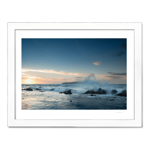 Nua Photography Print Waves Breaking Looking out to Lambay