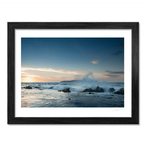 Nua Photography Print Waves Breaking Looking out to Lambay