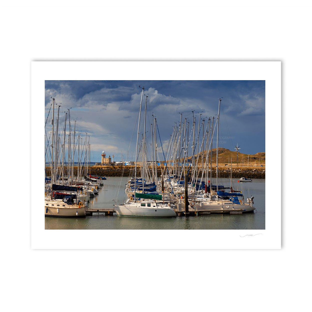 Nua Photography Print Yachts and Irelands Eye Howth