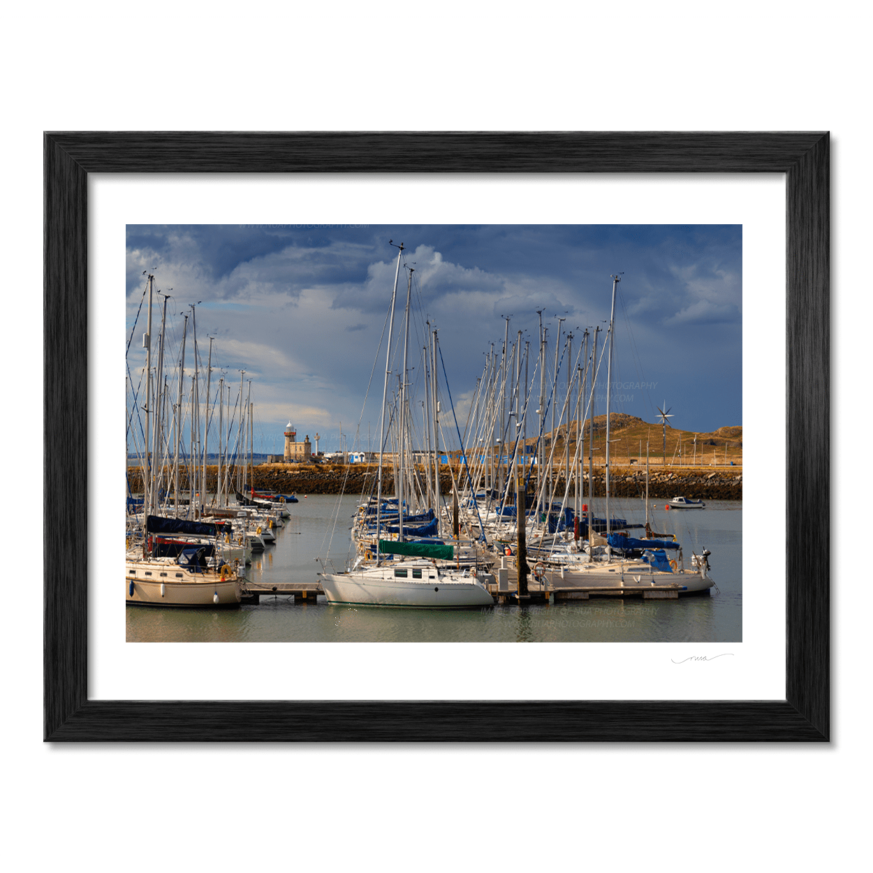 Nua Photography Print Yachts and Irelands Eye Howth